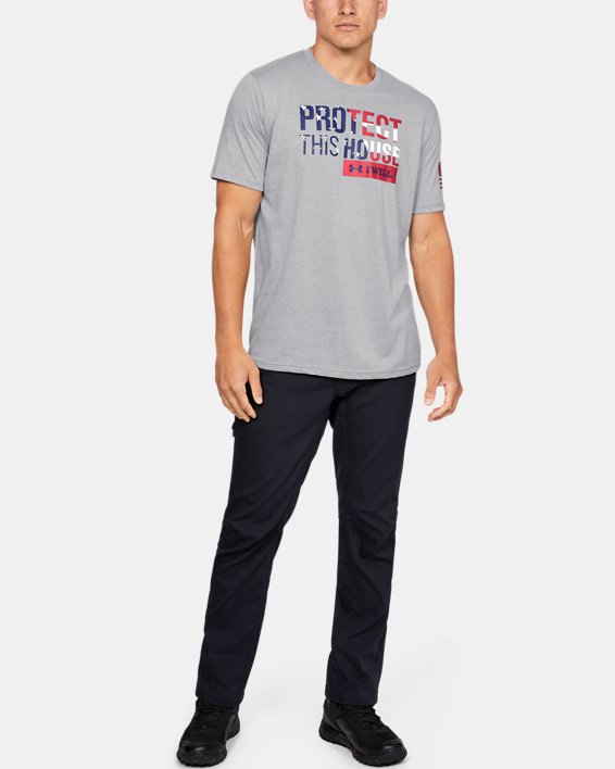 Men's UA Freedom PTH T-Shirt, Gray, pdpMainDesktop image number 3
